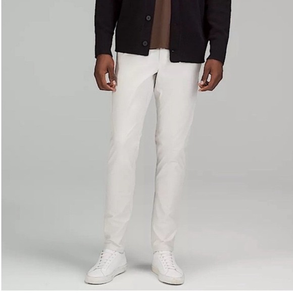 lululemon athletica Other - Lululemon ABC Pant Slim Fit White Five Pocket Trousers Size 34